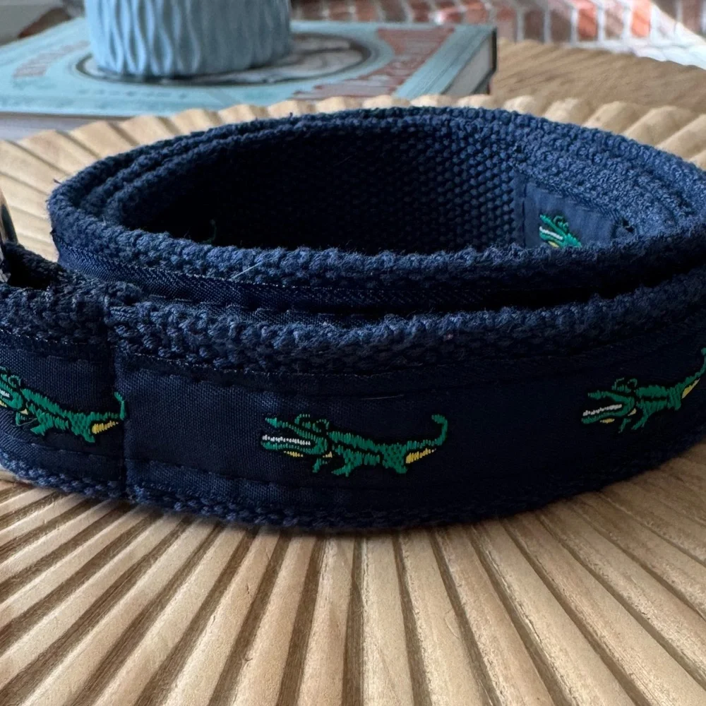 Alligator Navy Belt 43 inches long Golf Tennis Pickleball